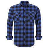 Xituodai 2022 New Men&#39;s Plaid Flannel Shirt Spring Autumn Male Regular Fit Casual Long-Sleeved Shirts For (USA SIZE S M L XL 2XL)
