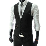Xituodai 2022 New Arrival Dress Vests For Men Slim Fit Mens Suit Vest Male Waistcoat Gilet Homme Casual Sleeveless Formal Business Jacket
