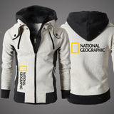 Xituodai 2022 New National Geographic Men&#39;s Clothing Sweatshirt Casual Male Jacket Fleece Warm Hoodies Quality SportWear Harajuku Outwear