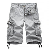 Xituodai Cargo Shorts Men 2022 Summer Army Military Tactical Homme Shorts Casual Solid Multi-Pocket Male Cargo Shorts Plus Size