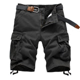 Xituodai 2022 Summer Men&#39;s Baggy Multi Pocket Military Cargo Shorts Male Cotton Khaki Mens Tactical Shorts Short Pants 29-44 No Belt