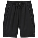 Xituodai Large Men&#39;s Shorts Mesh Elastic Summer Breeches 8XL 6XL Big Size Clothing Nylon Black Grey Spandex Sweat Shorts Plus Size Shorts