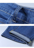 Xituodai Brother Wang Men Jeans Business Casual Light Blue Elastic Force Fashion Denim Jeans Trousers Male Brand Pants