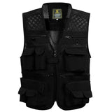 Xituodai Men&#39;s Vest Tactical Webbed Gear Coat Summer Photographer Waistcoat Tool Many Pocket Mesh Work Sleeveless Jacket Male