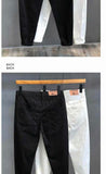 Xituodai 2022 Black Baise Baggy Warm Cheap Jeans Slim Fit Shorts Men&#39;s Mens Fashion Elastic Denim Pants Men Streetwear Calca Masculina