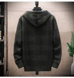 Xituodai Sweater  jacket Men Sweater Mens Coat hooded jacket men&#39;s Korean casual Plush thickened jacket knitted zipper New warm Men 2021