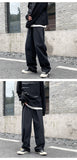 Xituodai Men&#39;s Jeans Fashion Loose Straight New Casual Wide Leg Pants Mans Streetwear Korean Hip Hop Trousers Male