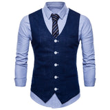 Xituodai Mens Slim Fit Single Breasted Suit Vest 2022 Brand New Formal Dress Business Wedding Vest Waistcoat Men Solid Color Gilet Homme