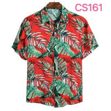 Xituodai Floral Hawaiian Aloha Shirt Men 2022 Summer Short Sleeve Quick Dry Beach Wear Casual Button Down Vacation Clothing Chemise Homme