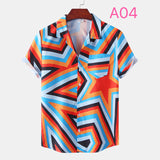 Xituodai Floral Hawaiian Aloha Shirt Men 2022 Summer Short Sleeve Quick Dry Beach Wear Casual Button Down Vacation Clothing Chemise Homme