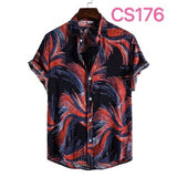 Xituodai Floral Hawaiian Aloha Shirt Men 2022 Summer Short Sleeve Quick Dry Beach Wear Casual Button Down Vacation Clothing Chemise Homme