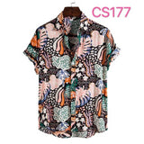 Xituodai Floral Hawaiian Aloha Shirt Men 2022 Summer Short Sleeve Quick Dry Beach Wear Casual Button Down Vacation Clothing Chemise Homme