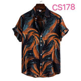 Xituodai Floral Hawaiian Aloha Shirt Men 2022 Summer Short Sleeve Quick Dry Beach Wear Casual Button Down Vacation Clothing Chemise Homme