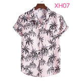 Xituodai Floral Hawaiian Aloha Shirt Men 2022 Summer Short Sleeve Quick Dry Beach Wear Casual Button Down Vacation Clothing Chemise Homme