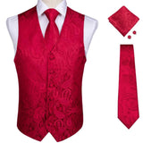 Xituodai Vests For Men Slim Fit Mens Wedding Suit Vest Casual Sleeveless Formal Business Male Waistcoat Hanky Necktie Bow Tie Set DiBanGu