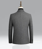 Xituodai High Quality Men&#39;s Wool Suit Coat Wool Blends Casual Blazers Men Suit Top Male Solid Business Casual Mens Coats and Jackets