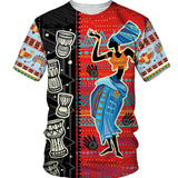 Xituodai African Men&#39;s T-Shirts Summer New O Neck Short Sleeve Tshirt Plus Size Casual Man Top Vintage Style 3D Printed Dashiki Clothes