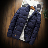 Xituodai Winter Jacket Men 2022 Men&#39;s New Casual Thicken Warm Cotton Jacket Slim Clothes Youth Soild Jacket Men&#39;s Wear