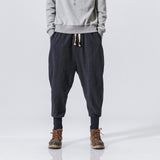 Xituodai 2022 Men Cotton Linen Jogger Trousers Streetwear Casual Man Harem Pants Solid Color Cargo Pants Oversized Men&#39;s Clothing