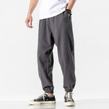 Xituodai 2022 Men Cotton Linen Jogger Trousers Streetwear Casual Man Harem Pants Solid Color Cargo Pants Oversized Men&#39;s Clothing