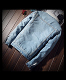 Xituodai Men Jacket and Coat Trendy Warm Fleece Thick Denim Jacket 2022 Winter Mens Jean Jacket Outwear Male Cowboy Plus Size