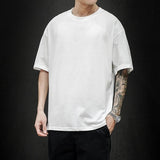 Xituodai New Summer Men&#39;s T Shirt 2022 Fashion Solid T Shirt Mens Oversized Hip Hop Short Sleeve Casual Cotton Mens Streetwear Top Tees