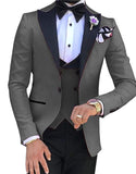 Xituodai Mens&#39;s 3 Pieces Suits for Men Custom Made Terno Slim Groom Custom  Wedding Men Suit Masculino (Jacket+Pant+Vest+Tiebow)