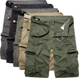 Xituodai 2022 Mens Military Cargo Shorts Summer army green Cotton Shorts men Loose Multi-Pocket Shorts Homme Casual Bermuda Trousers 40