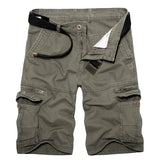 Xituodai 2022 Mens Military Cargo Shorts Summer army green Cotton Shorts men Loose Multi-Pocket Shorts Homme Casual Bermuda Trousers 40