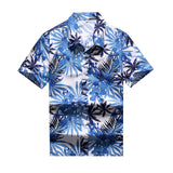 Xituodai 26 Colors Summer Fashion Mens Hawaiian Shirts Short Sleeve Button Coconut Tree Print Casual Beach Aloha Shirt Plus Size 5XL