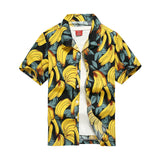 Xituodai 26 Colors Summer Fashion Mens Hawaiian Shirts Short Sleeve Button Coconut Tree Print Casual Beach Aloha Shirt Plus Size 5XL