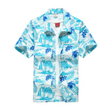 Xituodai 26 Colors Summer Fashion Mens Hawaiian Shirts Short Sleeve Button Coconut Tree Print Casual Beach Aloha Shirt Plus Size 5XL