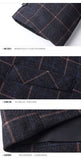 Xituodai Blazers Pants Vest Sets / 2022 Spring Autumn New Fashion Suits / Men&#39;s Casual Business Plaid 3 Piece Suit Jacket Coat Trousers