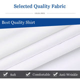 Xituodai High Quality Non-ironing Men Dress Shirt Short Sleeve New Solid Male Clothing Fit Business Shirts White Blue Navy Black Red