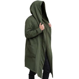 Xituodai Mens Robe Hooded Cloak Spring Fashion Loose Pocket Warmer Coat Long Sleeve Casual Comfy Warm Outwear