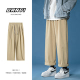 Xituodai Solid Color Men&#39;s Wide Legs Korean Men Casual Harem Pants 2022 Streetwear Male Trousers 3XL