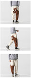 Xituodai 2022 Fashion Men&#39;s Bear Embroidery Cotton Harem Pants Casual Oversize Men Jogger Trousers Man  Cargo Sweatpants