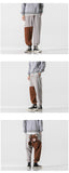 Xituodai 2022 Fashion Men&#39;s Bear Embroidery Cotton Harem Pants Casual Oversize Men Jogger Trousers Man  Cargo Sweatpants