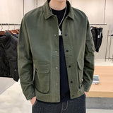 Xituodai trendy mens fashion mens summer outfits dope outfits mens street style mens spring fashion aesthetic outfits mMen&#39;s Casual Clothes Spring Autumn Coat Korean Fashion Tooling Men Jacket 2022 New Streetwear Hip Hop Jackets Military Factory