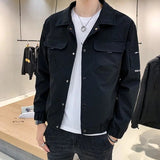 Xituodai trendy mens fashion mens summer outfits dope outfits mens street style mens spring fashion aesthetic outfits mMen&#39;s Casual Clothes Spring Autumn Coat Korean Fashion Tooling Men Jacket 2022 New Streetwear Hip Hop Jackets Military Factory