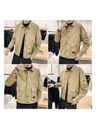 Xituodai trendy mens fashion mens summer outfits dope outfits mens street style mens spring fashion aesthetic outfits mMen&#39;s Casual Clothes Spring Autumn Coat Korean Fashion Tooling Men Jacket 2022 New Streetwear Hip Hop Jackets Military Factory