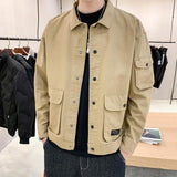 Xituodai trendy mens fashion mens summer outfits dope outfits mens street style mens spring fashion aesthetic outfits mMen&#39;s Casual Clothes Spring Autumn Coat Korean Fashion Tooling Men Jacket 2022 New Streetwear Hip Hop Jackets Military Factory