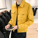 Xituodai trendy mens fashion mens summer outfits dope outfits mens street style mens spring fashion aesthetic outfits mMen&#39;s Casual Clothes Spring Autumn Coat Korean Fashion Tooling Men Jacket 2022 New Streetwear Hip Hop Jackets Military Factory