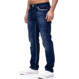Xituodai Straight Jeans Men High Waist Jean Spring Summer Boyfriend Jeans Streetwear Skinny Cacual Designer Long Denim Pants Trousers