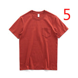 Xituodai Short-sleeved t-shirt men&#39;s middle-aged round neck ice silk half-sleeved silk t-shirt bottoming shirt