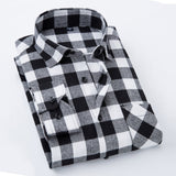 Xituodai Plaid Shirt New Autumn Winter Flannel Red Checkered Shirt Men Shirts Long Sleeve Chemise Homme Cotton Male Check Shirts