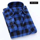 Xituodai Plaid Shirt New Autumn Winter Flannel Red Checkered Shirt Men Shirts Long Sleeve Chemise Homme Cotton Male Check Shirts