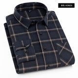 Xituodai Plaid Shirt New Autumn Winter Flannel Red Checkered Shirt Men Shirts Long Sleeve Chemise Homme Cotton Male Check Shirts