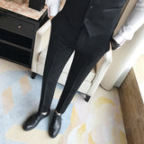 Xituodai 2022 Mens Slim Fit Business Dress Pants for Men Suit Pants Men Spring Formal Suit Trousers Black White Blue Dress Pants Men