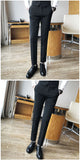 Xituodai 2022 Mens Slim Fit Business Dress Pants for Men Suit Pants Men Spring Formal Suit Trousers Black White Blue Dress Pants Men